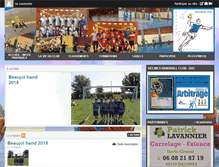 Tablet Screenshot of decineshandball.com
